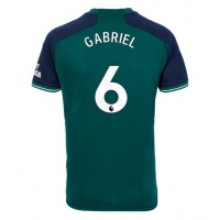 Arsenal Gabriel Magalhaes #6 Tretí futbalový dres 2023-24 Krátky Rukáv